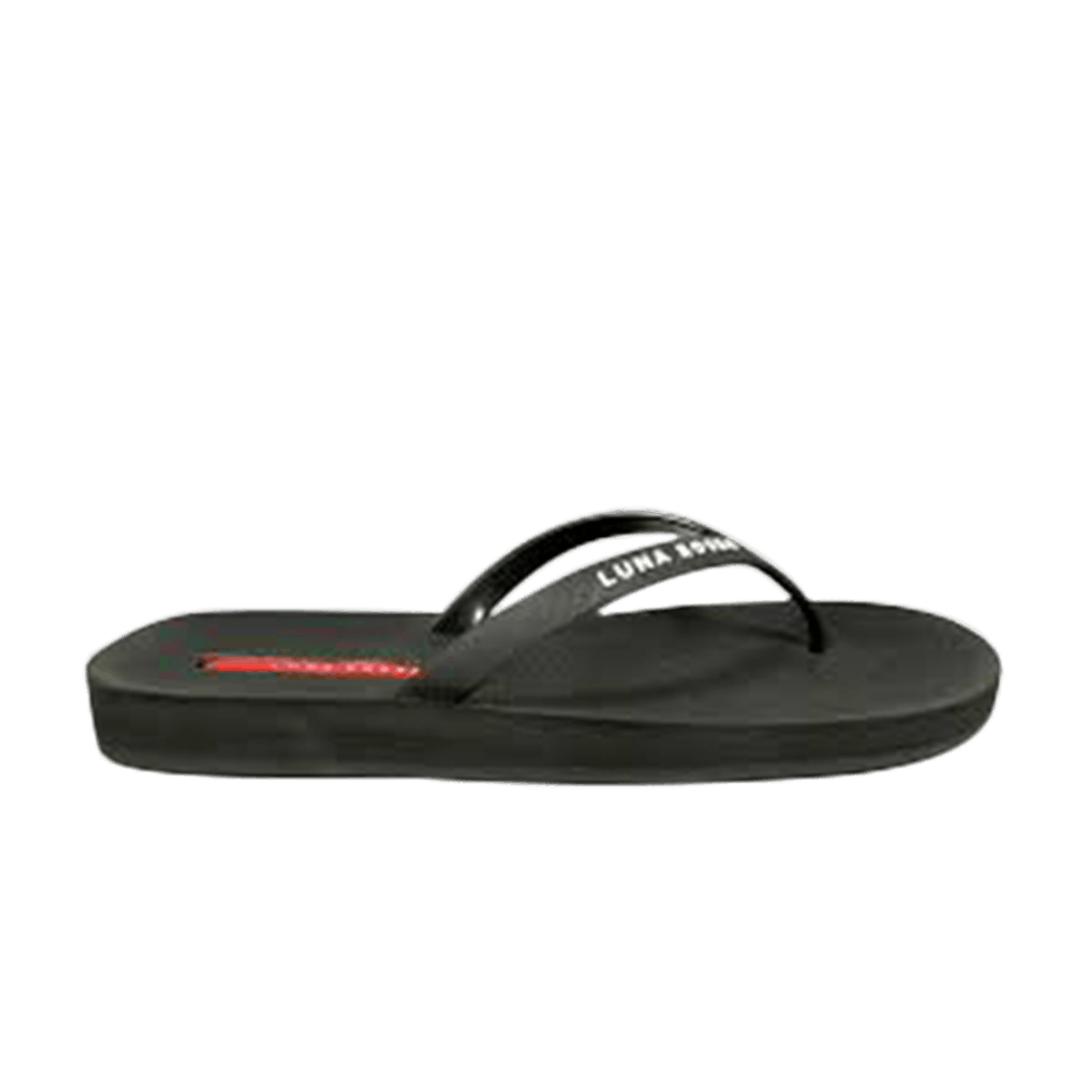 Prada Saffiano Flip Flop 'Black' 4Y2640-30GD-F0002
