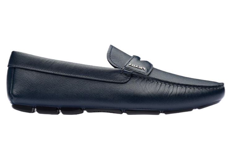 Prada Saffiano Leather Loafers 'Sea Blue' 圖 2