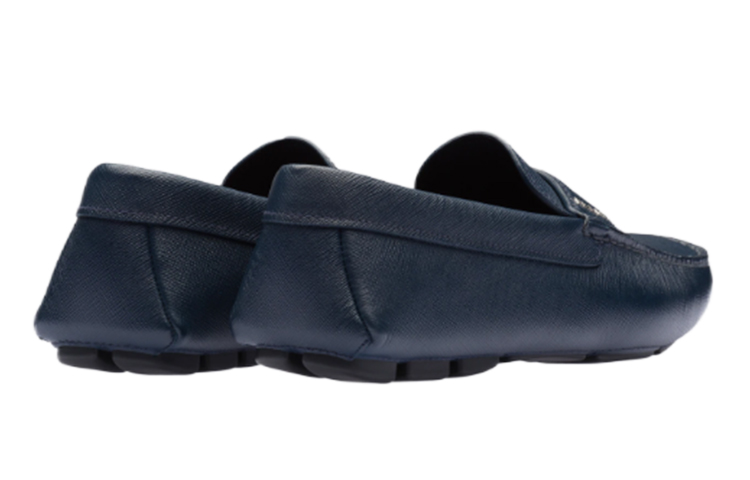 Prada Saffiano Leather Loafers 'Sea Blue' 圖 4