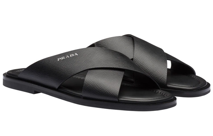 Prada Saffiano Slide 'Black' 圖 2