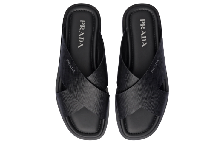 Prada Saffiano Slide 'Black' 圖 4