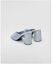 Buy Prada Satin Heel Mules dengan Kristal 'Biru' 1XX6422AWLF0076F085