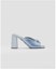 Purchase Prada Satin Heel Mules dengan Kristal 'Biru' 1XX6422AWLF0076F085