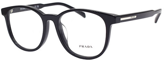 PRADA Signature Round Optical Glasses Men’s Black. VPRA15-F-16K-1O1 PRADA Signature Round Optical Glasses Men’s Black. VPRA15-F-16K-1O1