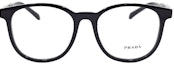 Shop Cermin Mata Bulat Hitam PRADA Signature Lelaki. VPRA15-F-16K-1O1