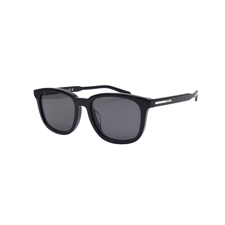 PRADA Signature Series Irregular Sunglasses for Men - Black. SPRA21-F-16K-08Z