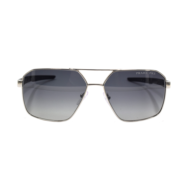 PRADA Silver Aviator Sunglasses for Men SPS55W 1BC-06G 圖 3