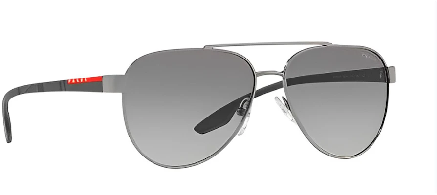 普拉达银色双桥飞行员太阳镜男款. PS54TS5AV3M1 Shop 普拉达银色双桥飞行员太阳镜男款. PS54TS5AV3M1