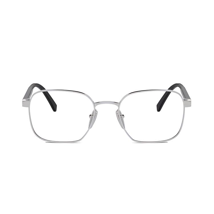 PRADA Silver Rectangular Optical Glasses with Metal Acetate Frame POIZON240621946 圖 3