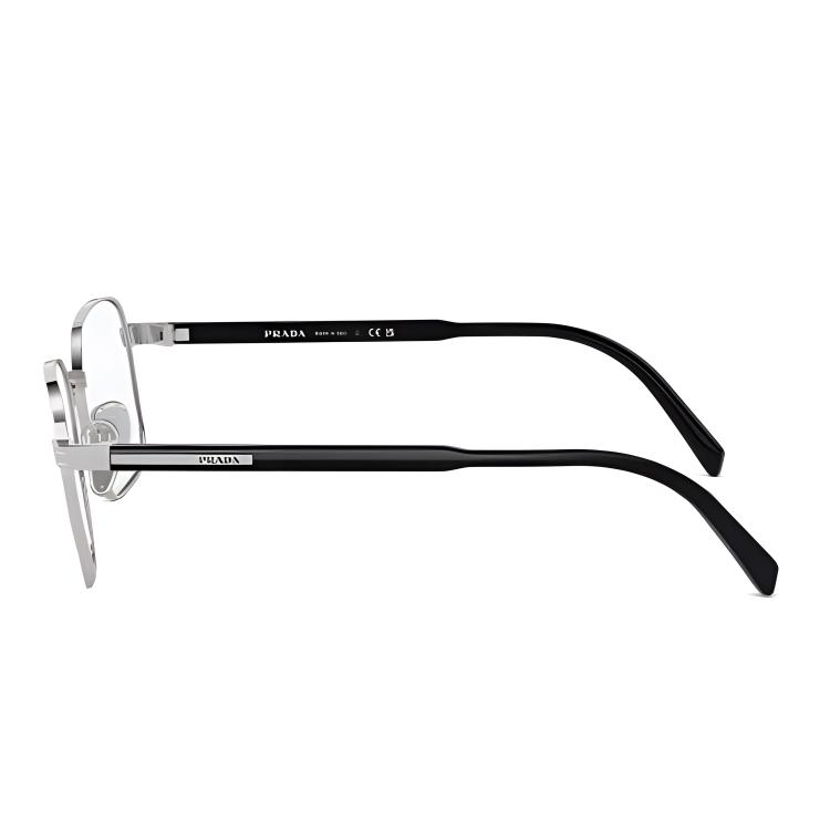 PRADA Silver Rectangular Optical Glasses with Metal Acetate Frame POIZON240621946 圖 4