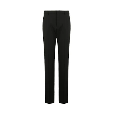 PRADA Slim Fit Black Casual Trousers UPA841-1LTB-F0002
