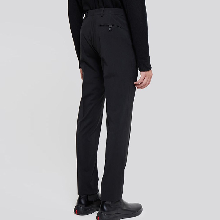 PRADA Slim Fit Black Casual Trousers UPA841-1LTB-F0002 圖 6