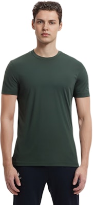 Camiseta PRADA Slim Fit Algodón Cuello Redondo Verde Oscuro UJM564-710-F0422-S-092 Shop Camiseta PRADA Slim Fit Algodón Cuello Redondo Verde Oscuro UJM564-710-F0422-S-092