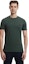 Shop Camiseta PRADA Slim Fit Algodón Cuello Redondo Verde Oscuro UJM564-710-F0422-S-092