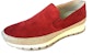 Prada Slip-On Rendah 'Beludru Merah' 4D2803_054_F0056
