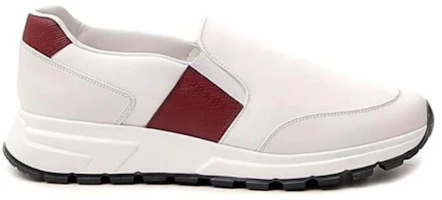 Order PRADA 圓頭套腳 低幫 運動休閒鞋 男款 白色