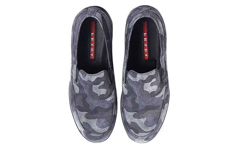 Shop Prada Slip-On Low Top 'Camo Biru' 4D2837_1O0H_F0008