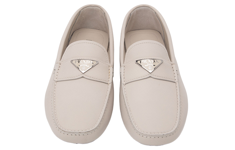 Prada Slip-On Round Toe 'Beige' 圖 3