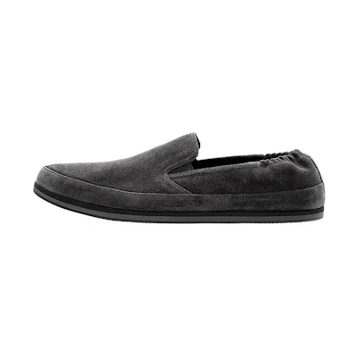 Prada Slip-On Sneakers 'Dark Grey Suede'