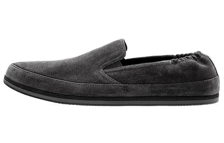 Prada Slip-On Sneakers 'Dark Grey Suede' 4D2806_053_F0207