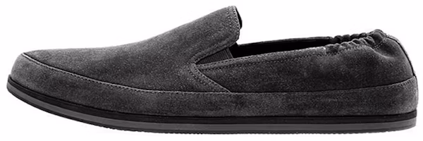 Prada Slip-On Sneakers 'Dark Grey Suede' 4D2806_053_F0207 Prada Slip-On Sneakers 'Dark Grey Suede' 4D2806_053_F0207