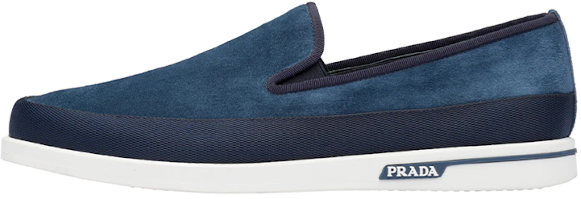 Zapatillas Prada Slip-On de Ante 'Azul' 4D3434_054_F073A Buy Zapatillas Prada Slip-On de Ante 'Azul' 4D3434_054_F073A