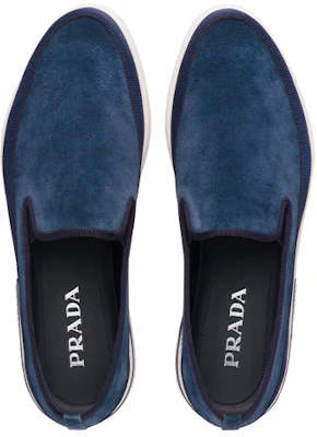 Zapatillas Prada Slip-On de Ante 'Azul' 4D3434_054_F073A Shop Zapatillas Prada Slip-On de Ante 'Azul' 4D3434_054_F073A