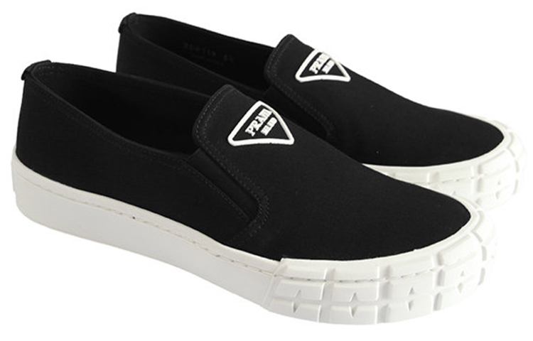 Prada Slip-On 'Triangle Logo - Black' 圖 2