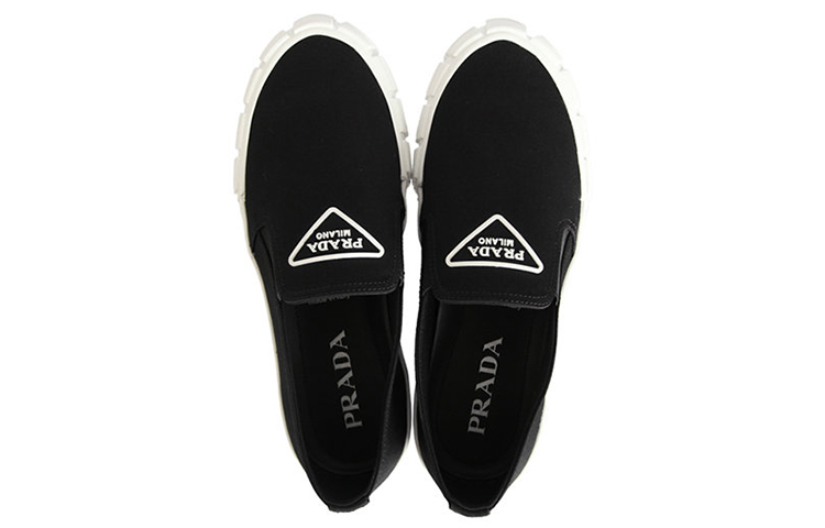 Prada Slip-On 'Triangle Logo - Black' 圖 3