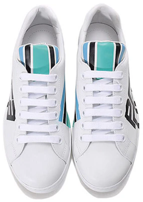 普拉达运动鞋'白色皮革' 4E3409_3KQL_F0009 Shop 普拉达运动鞋'白色皮革' 4E3409_3KQL_F0009