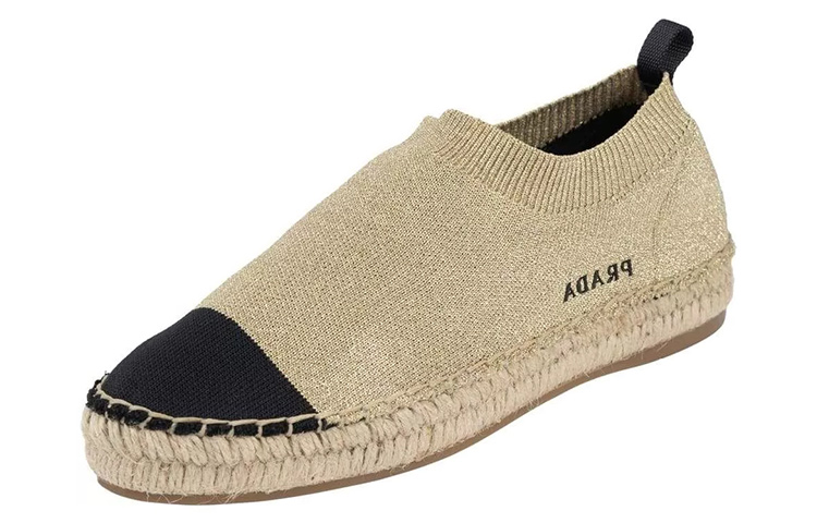 Buy 普拉達 時尚套穿 低幫 運動休閒鞋 男款 米色