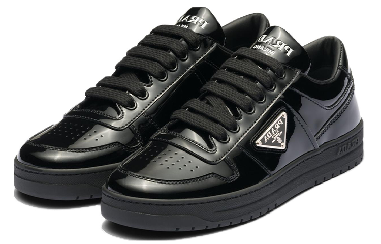 Prada Sneakers Mid-Top 'Black Patent Leather' 圖 2