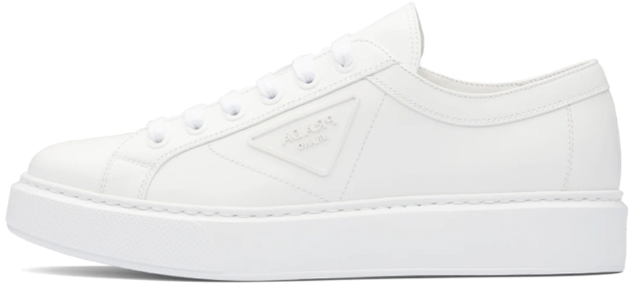 プラダ ソフトカーフ ホワイトファッションスニーカー 4E3560_A21_F0009 Buy プラダ ソフトカーフ ホワイトファッションスニーカー 4E3560_A21_F0009