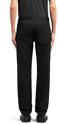 PRADA Solid Color Black Cotton Jeans GEP178-1P8S-F0557-S-192 Sizing PRADA Solid Color Black Cotton Jeans GEP178-1P8S-F0557-S-192
