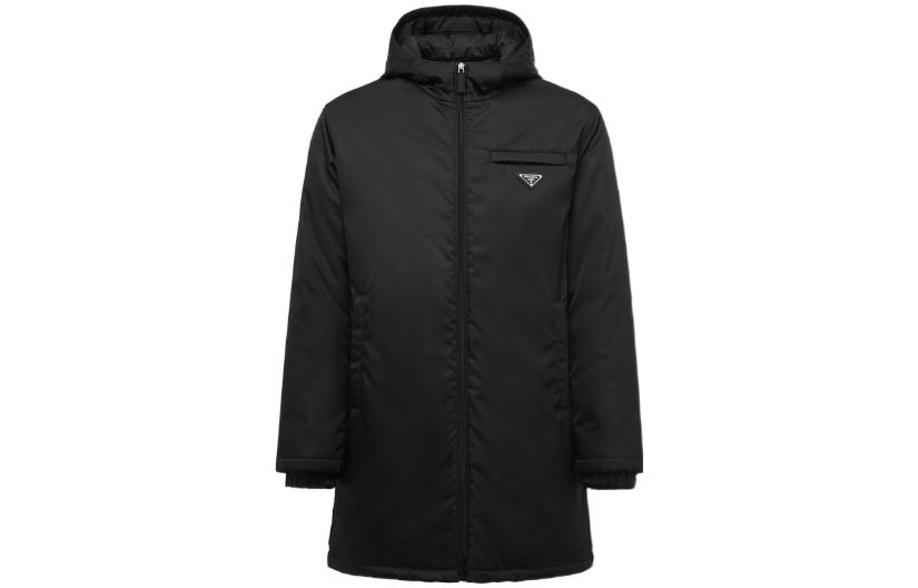 Prada Solid Color Logo Relaxed Fit Long Sleeve Jacket Black SGB504-1WQ8-F0002-S-202 圖 2