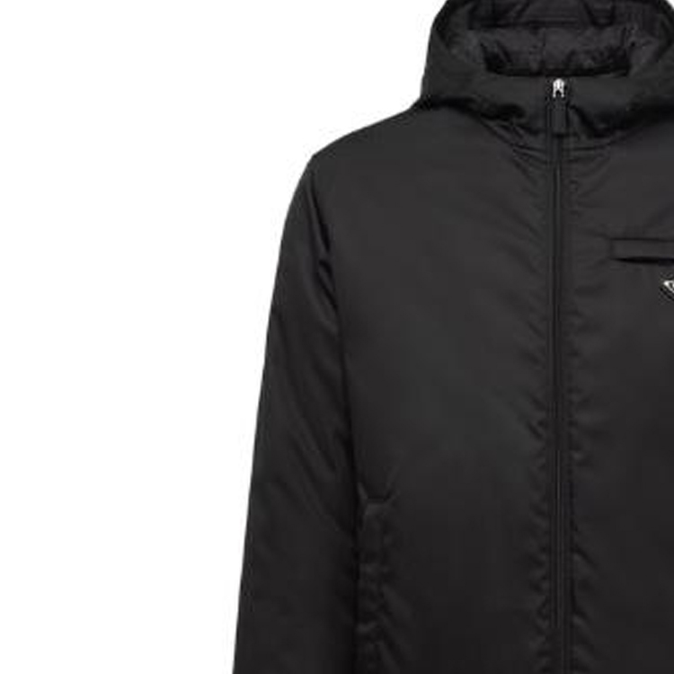 Prada Solid Color Logo Relaxed Fit Long Sleeve Jacket Black SGB504-1WQ8-F0002-S-202 圖 7