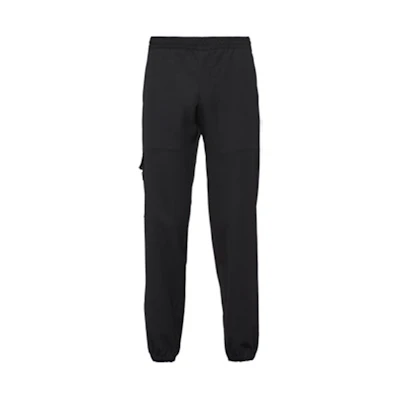 PRADA Solid Color Nylon Jogger Pants Black. SPH178-1XTO-F0002