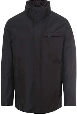 Prada Solid Color Stretch Drawstring High Collar Jacket SGB041-1X01-F0002-S-191 Order Prada Solid Color Stretch Drawstring High Collar Jacket SGB041-1X01-F0002-S-191