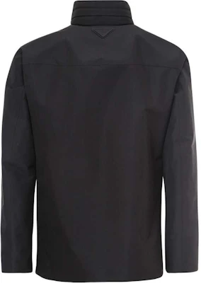 Prada Solid Color Stretch Drawstring High Collar Jacket SGB041-1X01-F0002-S-191 Lookbook Prada Solid Color Stretch Drawstring High Collar Jacket SGB041-1X01-F0002-S-191