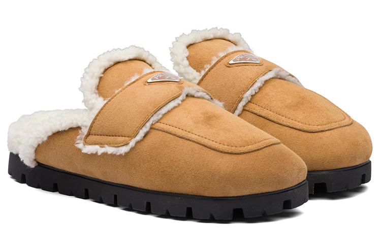 Lookbook Prada Sport Slide ''Confort en Laine Marron Chaud'' 2S2956_1A6_F0046_F_A000