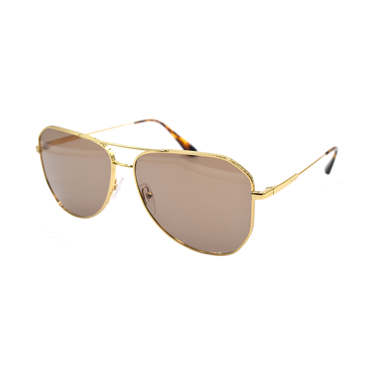 PRADA SPR63X Gold Aviator Holiday Edition Sunglasses for Men. SPR63X 5AK-05D 圖 2
