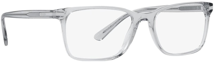 PRADA Square Frame Grey Optical Glasses with Metal and Acetate Design. PR14WVU431O1 PRADA Square Frame Grey Optical Glasses with Metal and Acetate Design. PR14WVU431O1