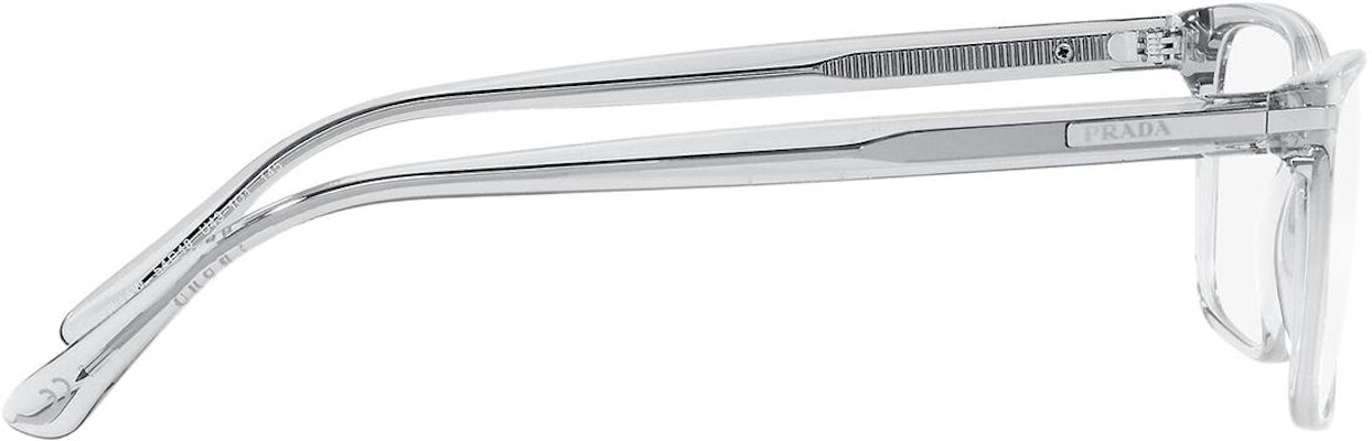 普拉达方框灰色光学眼镜 金属和醋酸纤维设计 PR14WVU431O1 Shop 普拉达方框灰色光学眼镜 金属和醋酸纤维设计 PR14WVU431O1