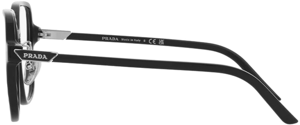 PRADA Square Optical Glasses Black with Logo Unisex Eyewear for All Seasons 0PR13ZVD-1AB1O1 Shop PRADA Square Optical Glasses Black with Logo Unisex Eyewear for All Seasons 0PR13ZVD-1AB1O1