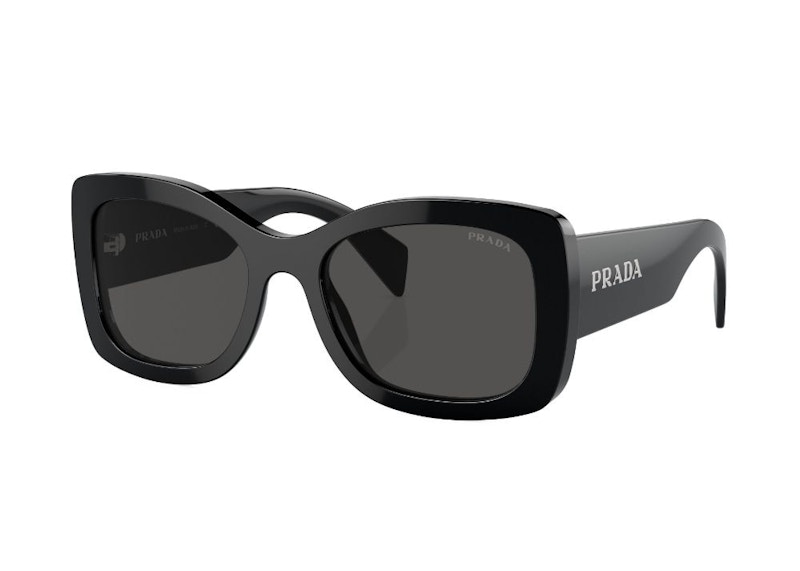 Prada Square Sunglasses Black (SPR A08 1AB-5S0)