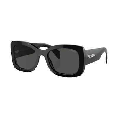 Prada Square Sunglasses Black (SPR A08 1AB-5S0)