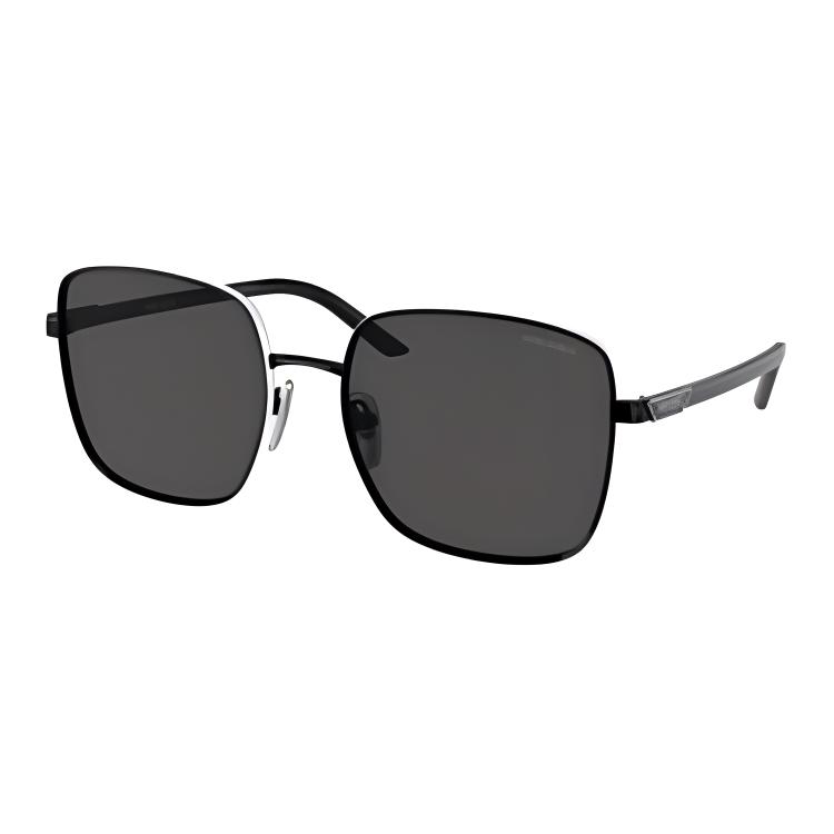 PRADA Square Sunglasses Unisex Black with Side Logo for Couples. 0PR55YS1AB5S057