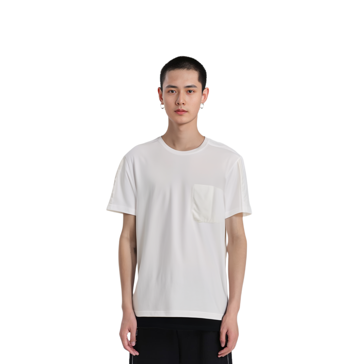 Purchase PRADA SS17 Camiseta Blanca de Manga Corta Cuello Redondo. SJN170-710-F0009