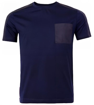 プラダ SS18 無地 ミニマリスト クルーネック Tシャツ ディープブルー SJN170-710-F0124 Order プラダ SS18 無地 ミニマリスト クルーネック Tシャツ ディープブルー SJN170-710-F0124