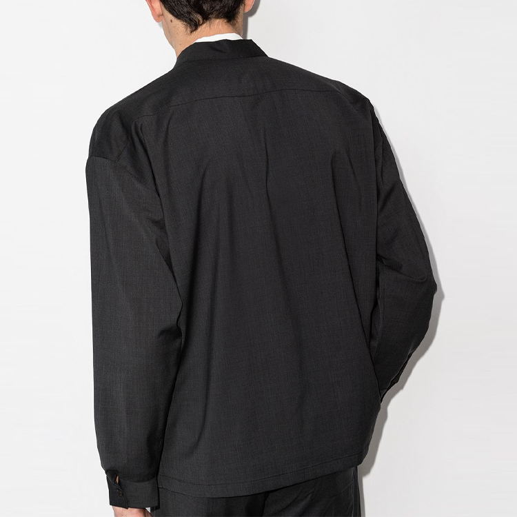 Details for PRADA SS21 黑色長袖防曬襯衫附標誌圖案。 SC540-S211-1RII-F-0480